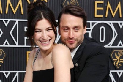 Kieran Culkin y Jazz Charton