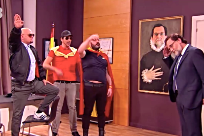 Un momento del sketch del programa de TV3.