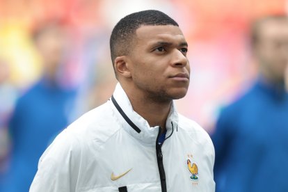 Kylian Mbappé, con la selección francesa.