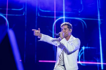 David Bisbal, durante una actuación reciente.