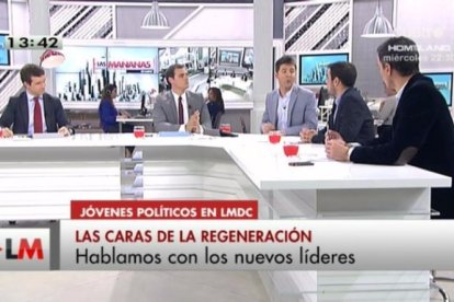 El debate en el que participaron Casado, Sánchez, Rivera y Garzón.