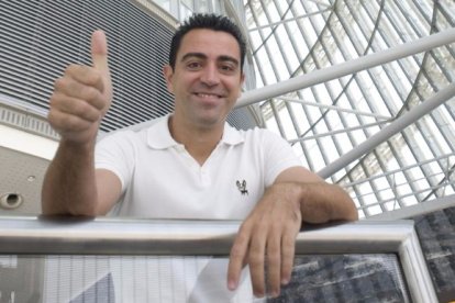 El futbolista Xavi Hernández.