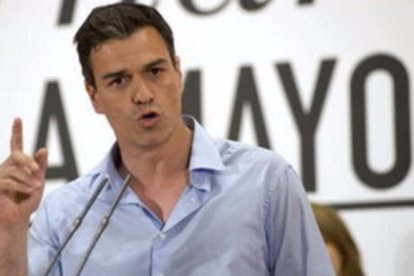 El líder de los socialistas Pedro Sánchez.