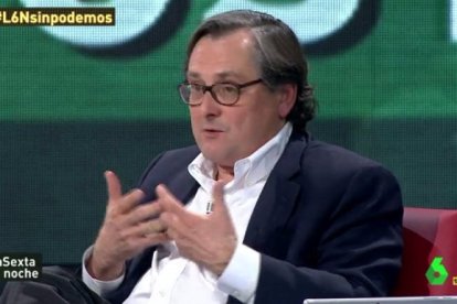 Paco Marhuenda durante su intervención en La Sexta Noche.