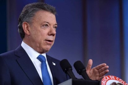 Juan Manuel Santos, presidente de Colombia.