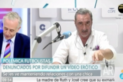 Carlos Herrera y Eduardo Inda en el Programa de Ana Rosa.