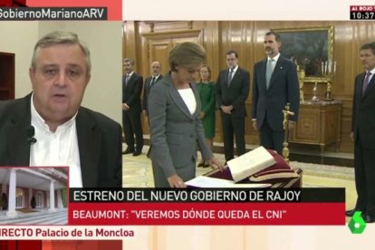 El director de ESdiario, Antonio Martín Beaumont, analizando el nuevo gobierno en Al Rojo Vivo