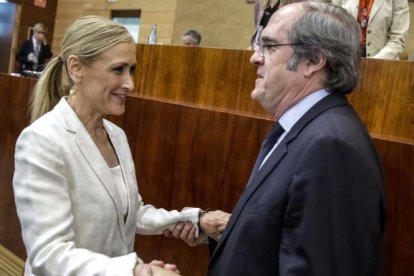 Cristina Cifuentes y Ángel Gabilondo.