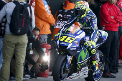 Valentino Rossi en Cheste.