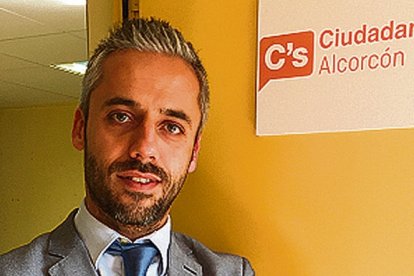 El concejal de Ciudadanos en Alcorcón, Alfonso Reina.