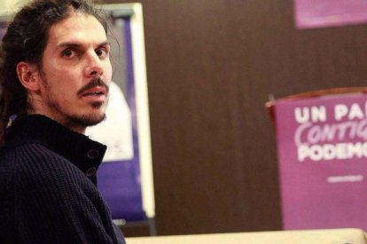 El diputado de Podemos por Canarias Alberto Rodríguez.