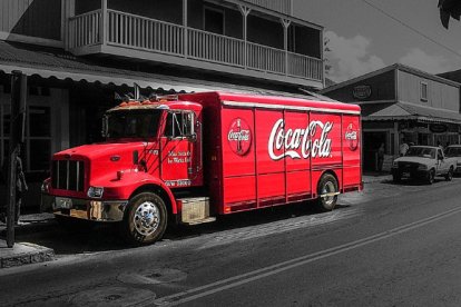 Un camión de Coca Cola en Hawaii