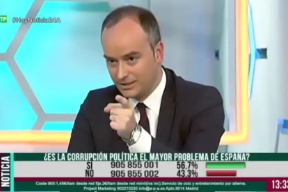 El consultor Ivan Redondo, en una de sus habituales participaciones en 13Tv.