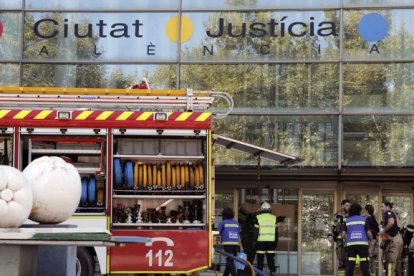 Poco a poco la Ciudad de la Justicia va recobrando la actividad.