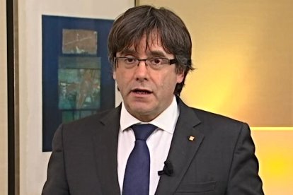 Puigdemont, desde su retiro en Bruselas