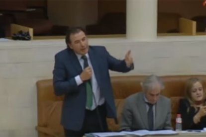 El diputado del PP en el Parlamento de Cantabria Francisco Rodríguez.