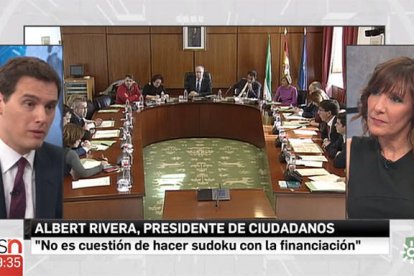 Albert Rivera este miércoles en 