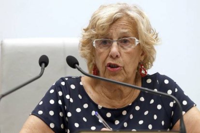 La alcaldesa de Madrid, Manuela Carmena.