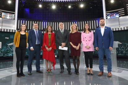 Los seis candidatos, en TVE