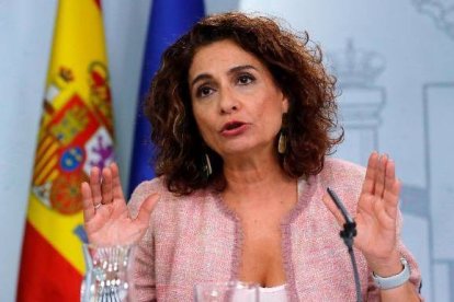 La nueva portavoz del Gobierno, María Jesús Montero.