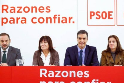 Abalos, Narbona, Sanchez y Lastra.