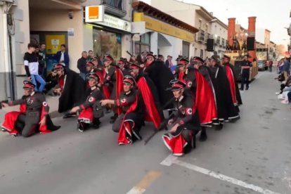 Una imagen del desfile de la comparsa de carnaval