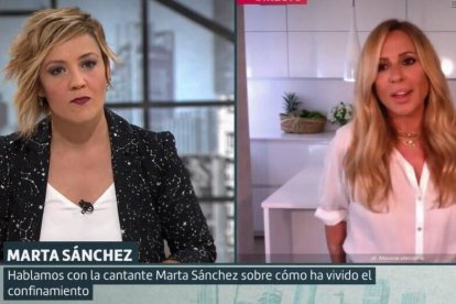 Cristina Pardo y Marta Sánchez en 