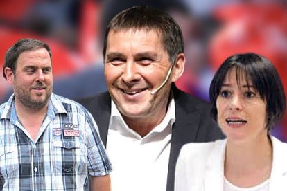 Junqueras, Otegi y Pontón