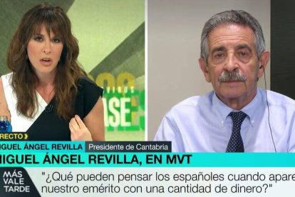 Mamen Mendizábal y Miguel Ángel Revilla en La Sexta