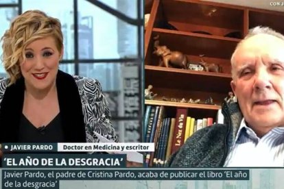 Cristina Pardo y su padre, Javier Pardo