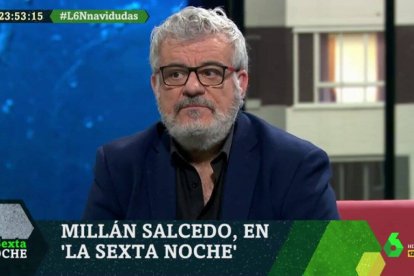 Millán Salcedo, en La Sexta Noche