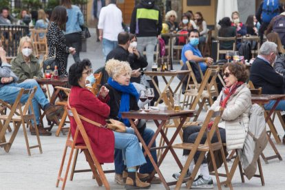 El centro de Gijón este Jueves Santo. Es el PSOE el que gobierna en Asturias.