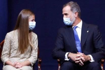 Felipe VI junto a su primogénita.