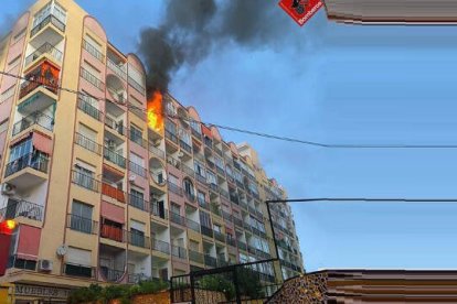 El incendio se ha producido en la calle de la Loma 107, número 31, en el séptimo piso, en Torrevieja