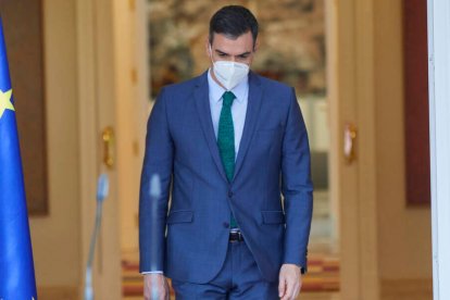 El presidente del Gobierno, Pedro Sánchez