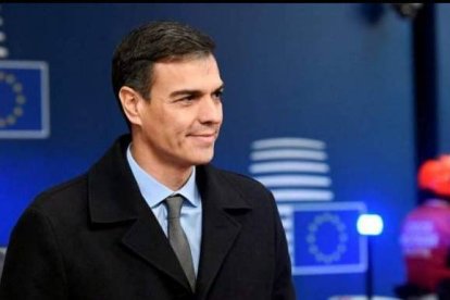 Sánchez, en una cumbre en Bruselas.