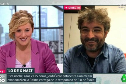 Cristina Pardo y Jordi Évole