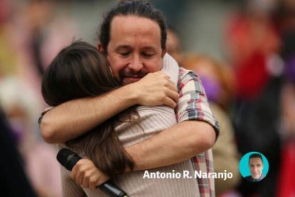 Pablo Iglesias e Irene Montero