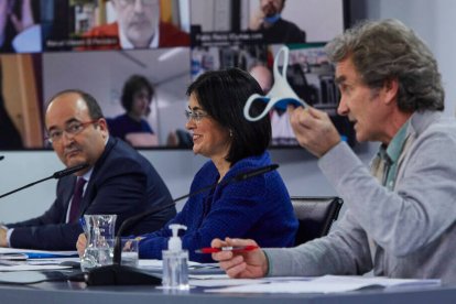 Fernando Simón este jueves, tras la última reunión del Consejo Interterritorial de Salud.