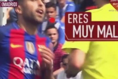 El futbolista del FC Barcelona, Jordi Alba, se encaró con el portero del Leganés a pesar de la victoria culé.