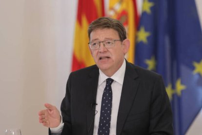 Ximo Puid durante la reunión con el Comité Europeo de las Regiones (CdR)