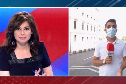 Marta Flich y Fabián Pérez, reportero de 