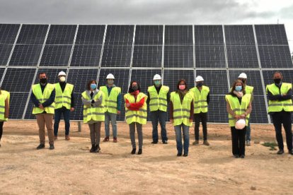 Presentación de esta planta fotovoltaica en Xixona