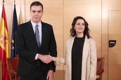 Sánchez y Arrimadas, en uno de sus encuentros