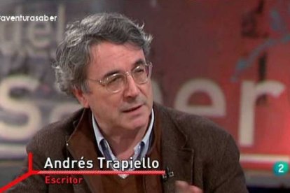 El escritor Andrés Trapiello, en un programa de TVE.