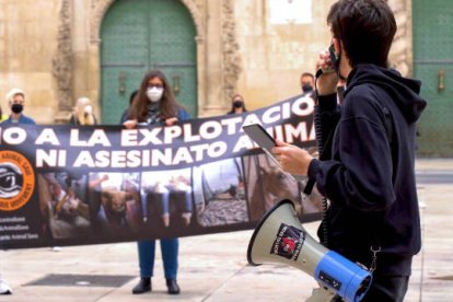 La concentración se ha desarrollado en la plaza del Ayuntamiento de Alicante