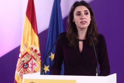 Irene Montero en un acto.