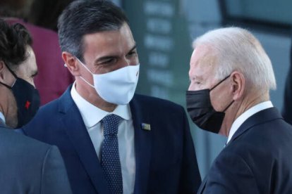 Pedro Sánchez y Joe Biden