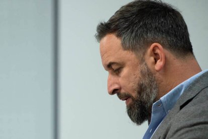 El líder de Vox, Santiago Abascal