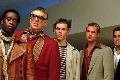 Los protagonistas de Ocean's Eleven.